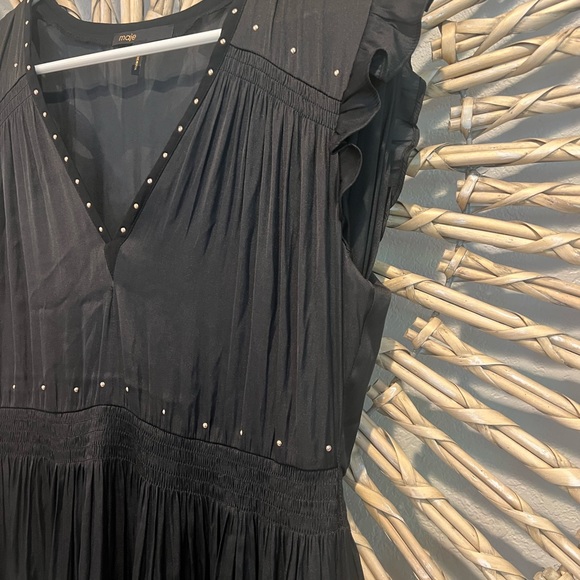 Maje satin look with studs - Picture 5 of 5